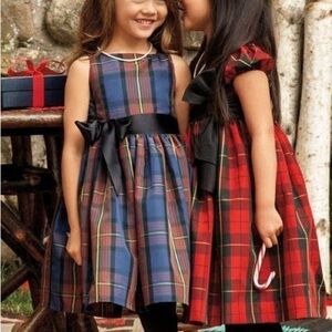 Ralph Lauren Girls Size 6 Tartan Plaid Holiday Christmas Dress